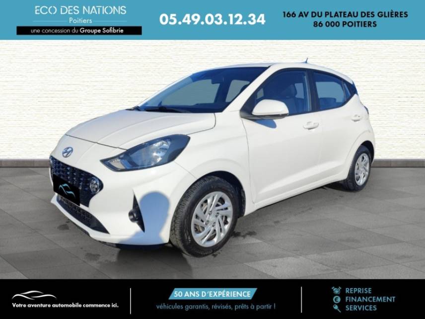 86000 : Hyundai Poitiers - Eco des Nations - HYUNDAI i10 - i10 - Blanc - Traction - Essence