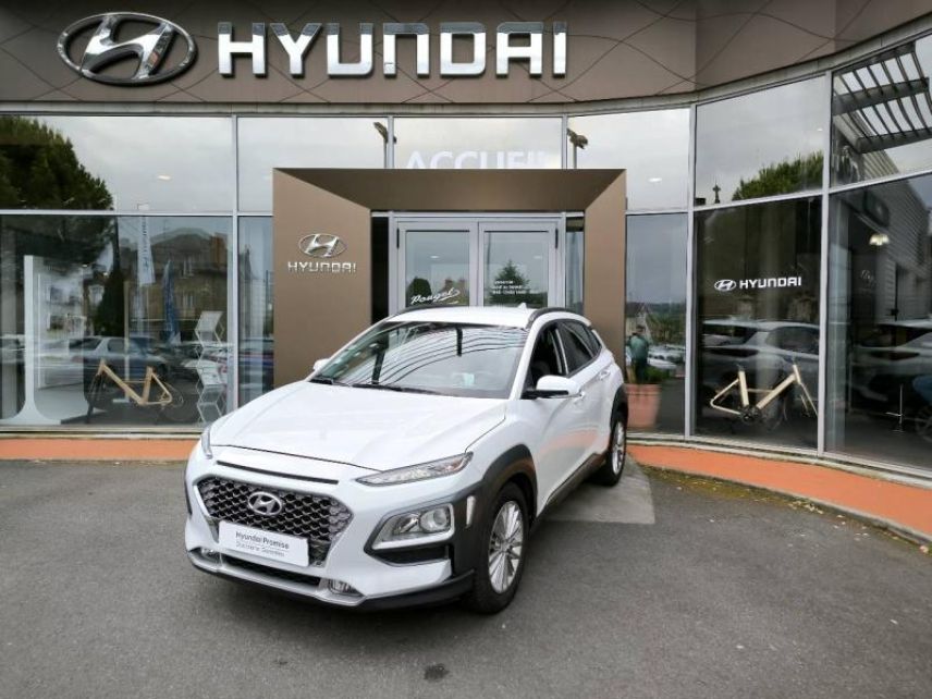19100 : Hyundai Brive-la-Gaillarde - Garage Pouget - HYUNDAI Kona - Kona - Chalk White Métal - Traction - Diesel