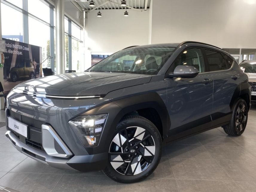59640 : Hyundai Dunkerque - Europ'Auto - HYUNDAI Kona - Kona - Ecotronic Gray perlé métallisé - Traction - Hybride : Essence/Electrique