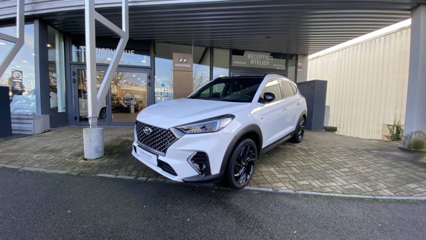 59650 : Hyundai Lille Villeneuve-d&#039;Ascq - V2 Automobiles - HYUNDAI TUCSON N Line - TUCSON III - BLANC - Boîte séquentielle - Diesel