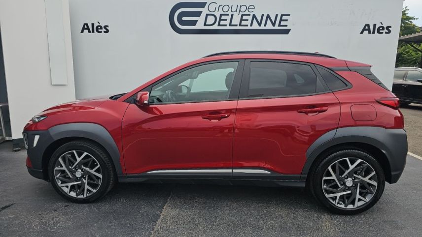 30100 : Hyundai Alès - Auto Hall - HYUNDAI KONA HYBRID Creative - KONA - Rouge - Automate sequentiel - Essence / Courant électrique