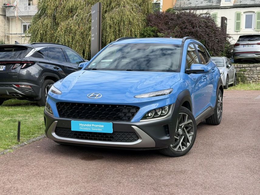 62360 : Hyundai Boulogne-sur-Mer - Garage Du Château - HYUNDAI KONA HYBRID Creative - KONA - Bleu - Automate sequentiel - Essence / Courant électrique