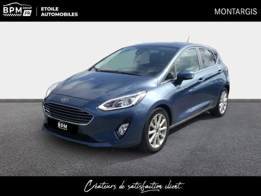 45200 : Hyundai Montargis - BPM Cars - FORD Fiesta - Fiesta - Bleu Abysse - Traction - Essence