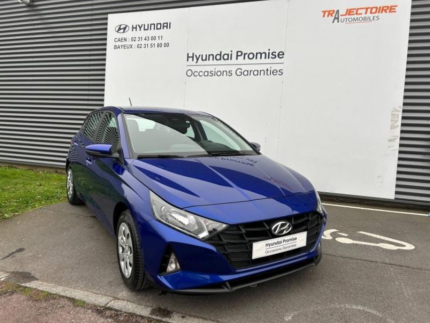 14100 : Hyundai Lisieux - Trajectoire Automobiles - HYUNDAI i20 - i20 - Intense Blue Métal - Traction - Essence