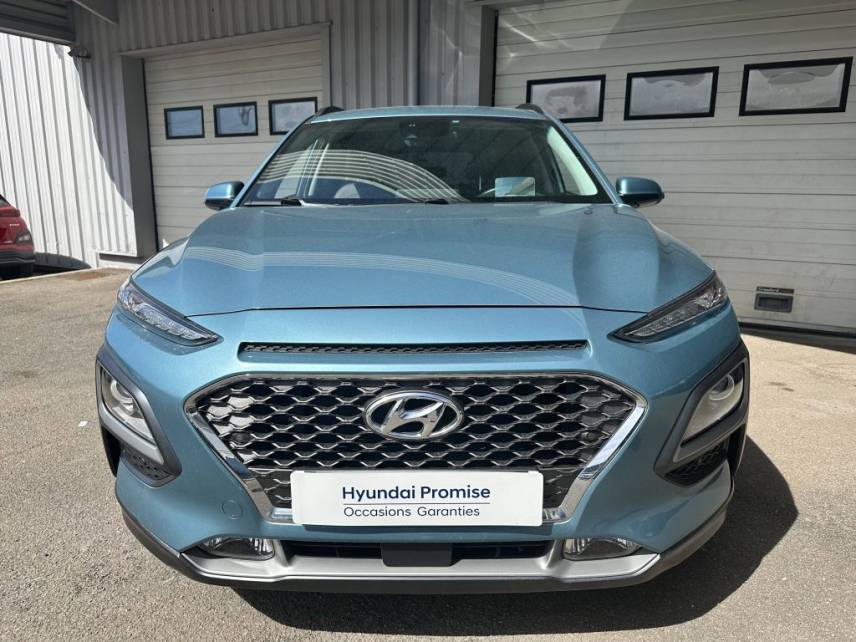 21000 : Hyundai Dijon - Privilège Automobiles - HYUNDAI KONA HYBRID Executive - KONA - BLEU CLAIR - Automate sequentiel - Essence / Courant électrique