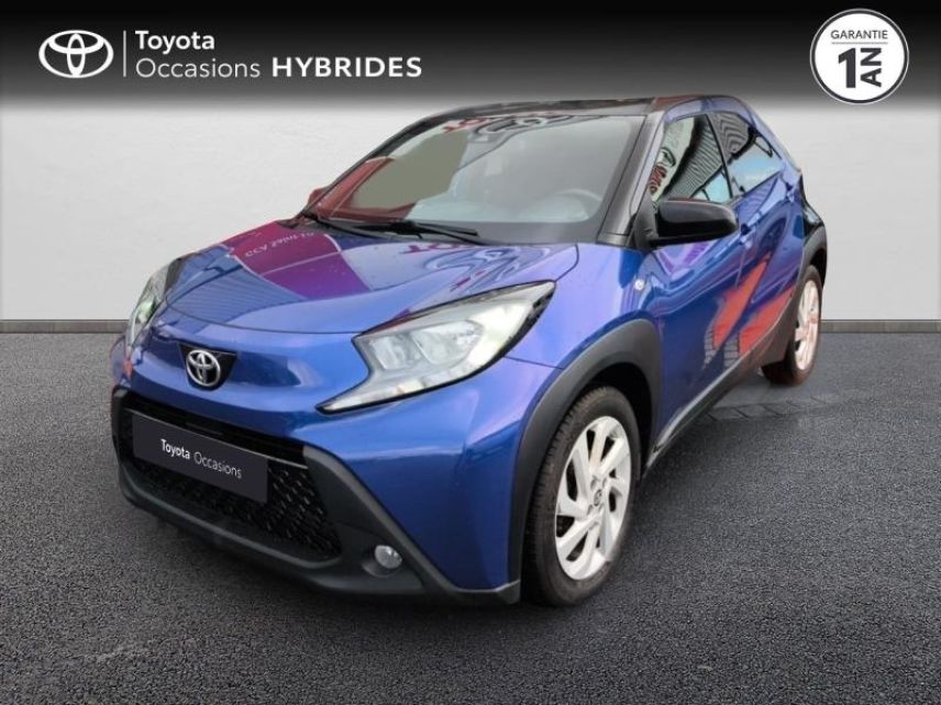50000 : Hyundai Saint-Lô - GCA - TOYOTA Aygo X - Aygo X - Bi ton bleu genievre   noir - Traction - Essence