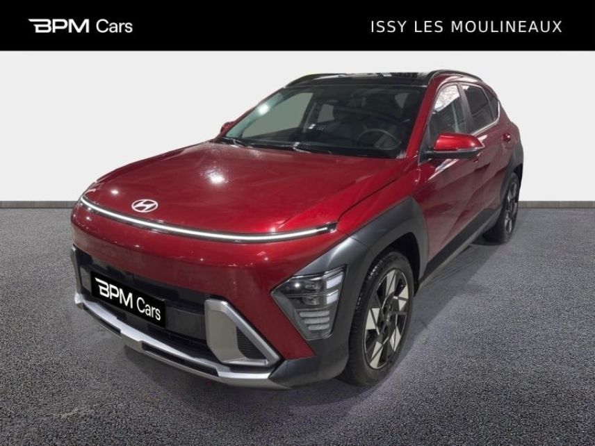 92130 : Hyundai ISSY-LES-MOULINEAUX - BPM Cars - HYUNDAI Kona - Kona - Ultimate Red métallisé - Traction - Hybride : Essence/Electrique