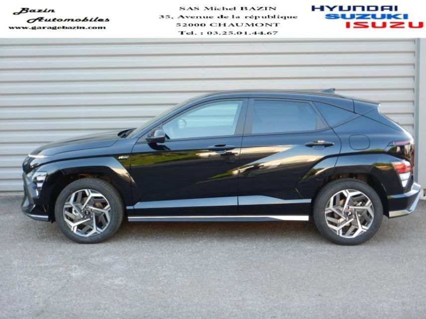 52000 : Hyundai Chaumont - Garage Michel Bazin - HYUNDAI Kona - Kona - Abyss Black perlé métallisé - Traction - Hybride : Essence/Electrique