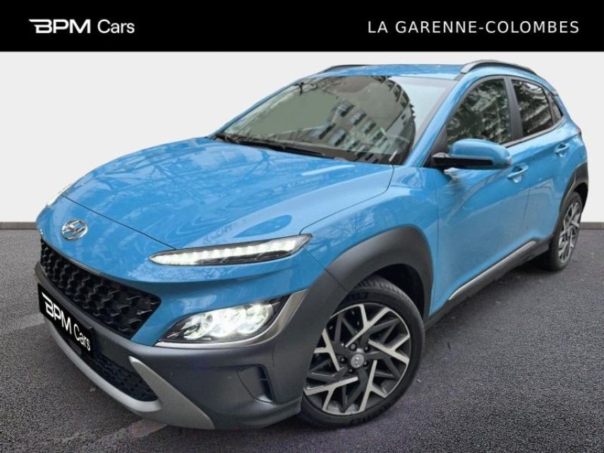 92130 : Hyundai ISSY-LES-MOULINEAUX - BPM Cars - HYUNDAI Kona - Kona - Bleu - Traction - Hybride : Essence/Electrique