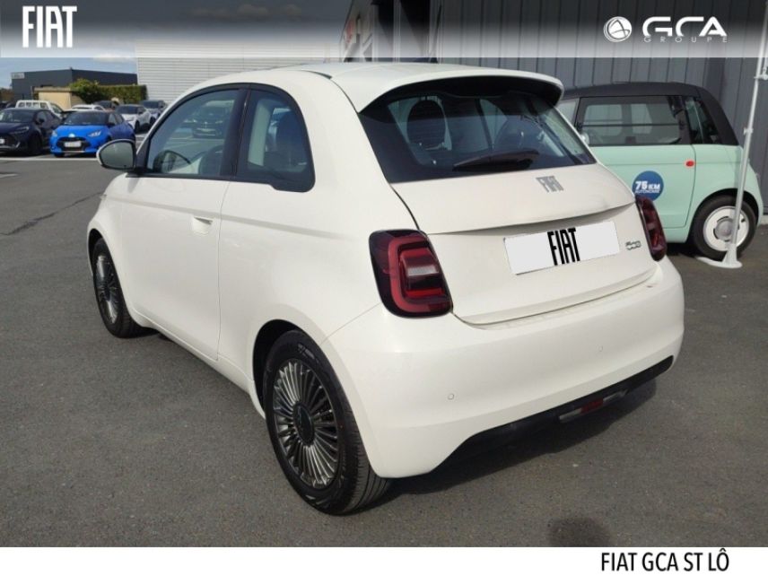 50000 : Hyundai Saint-Lô - GCA - FIAT 500 - 500 - Blanc - Traction - Electrique