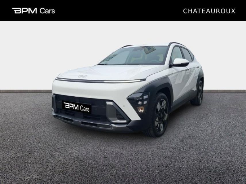 36000 : Hyundai Châteauroux - BPM Cars - HYUNDAI Kona - Kona - Atlas White - Traction - Hybride : Essence/Electrique
