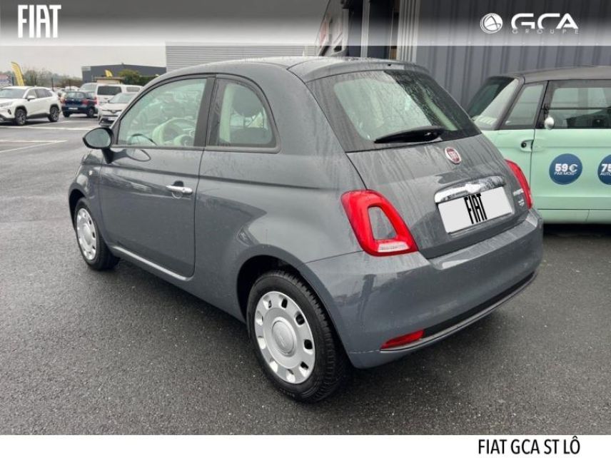 50000 : Hyundai Saint-Lô - GCA - FIAT 500 - 500 - Electroclash Grey Métal -  - Essence/Micro-Hybride