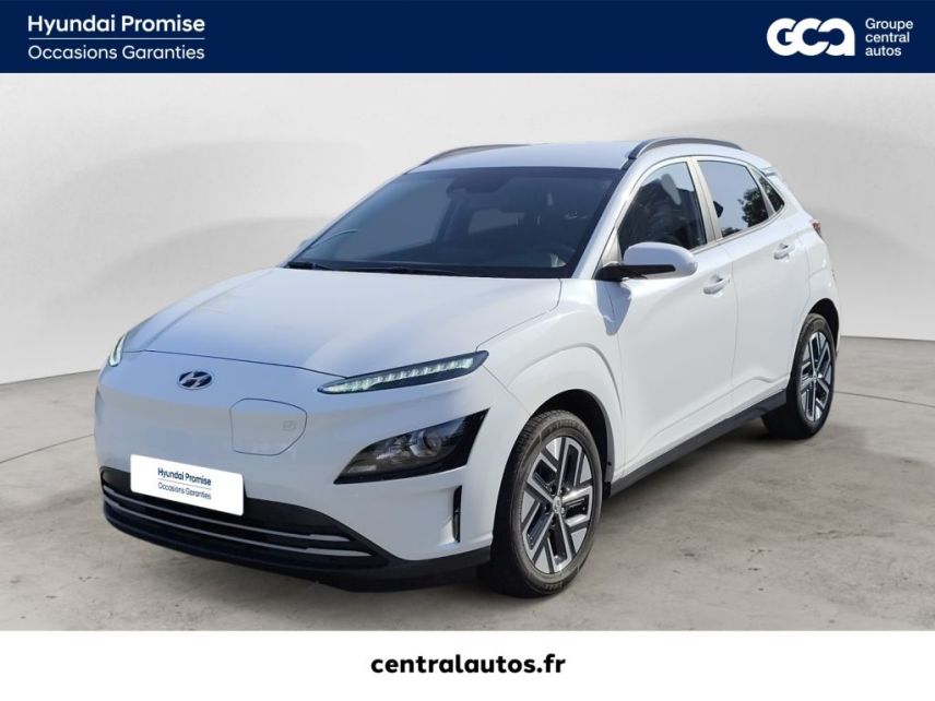 38300 : Hyundai Bourgoin-Jallieu - CENTRAL MOTOR LYON - HYUNDAI KONA ELECTRIC Intuitive - KONA ELECTRIQUE - Blanc - Automate à fonct. Continu - Courant électrique