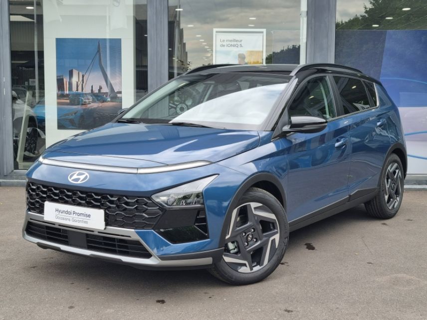57100 : Hyundai Thionville - Théobald Automobiles - HYUNDAI Bayon - Bayon - Vibrant Blue Métal/Toit+rétros Black - Traction - Essence