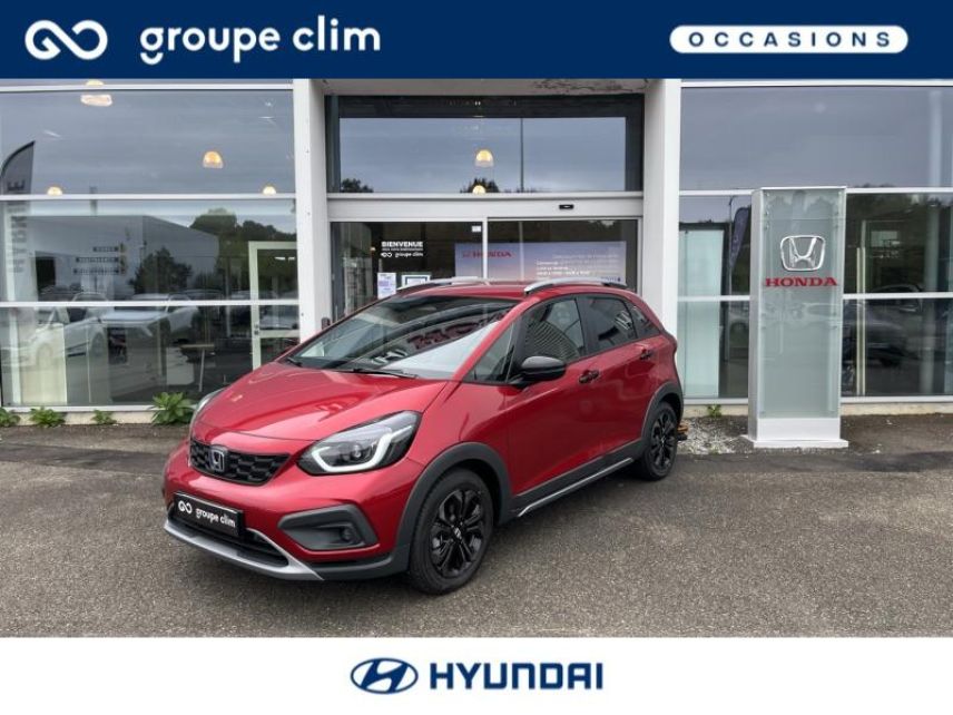 40280 : Hyundai Mont de Marsan i-AUTO - HONDA Jazz Crosstar - Jazz Crosstar - Rouge Cristallin Premium métallisé - Traction - Hybride : Essence/Electrique