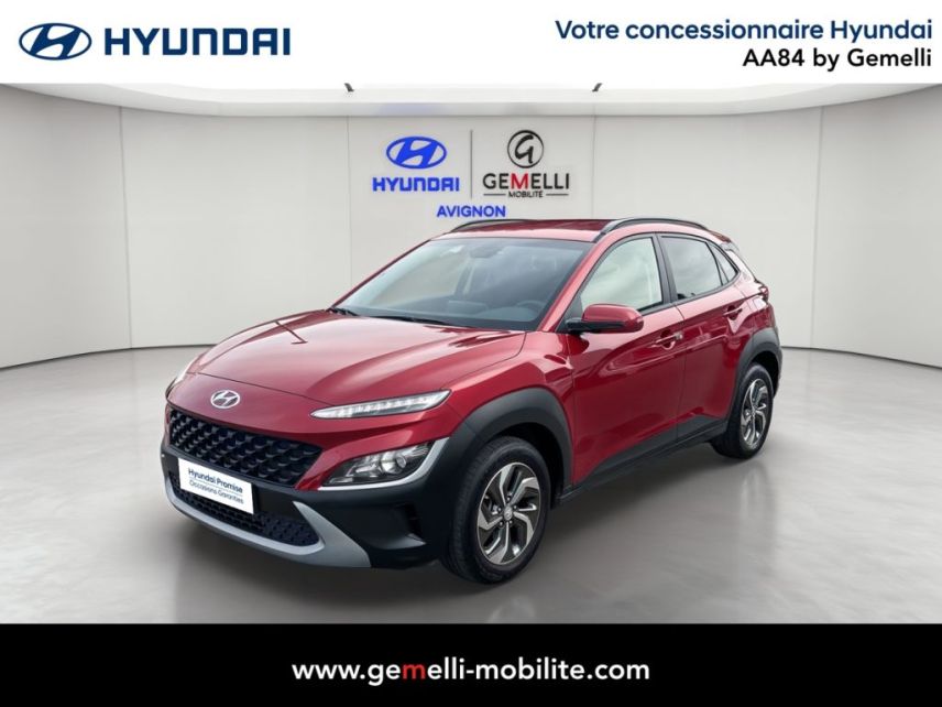 84130 : Hyundai Avignon - Actions Automobiles 84 - HYUNDAI KONA HYBRID Intuitive - KONA - Rouge - Automate sequentiel - Essence / Courant électrique
