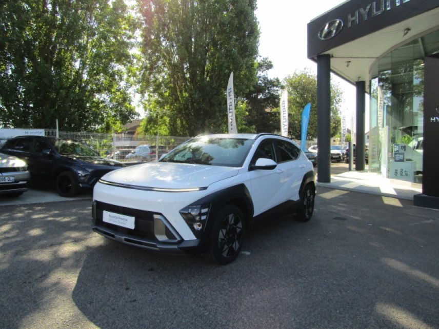 91100 : Hyundai Corbeil-Essonnes - CAP Fournier - HYUNDAI KONA Creative - KONA II - Blanc - Automate sequentiel - Essence / Courant électrique