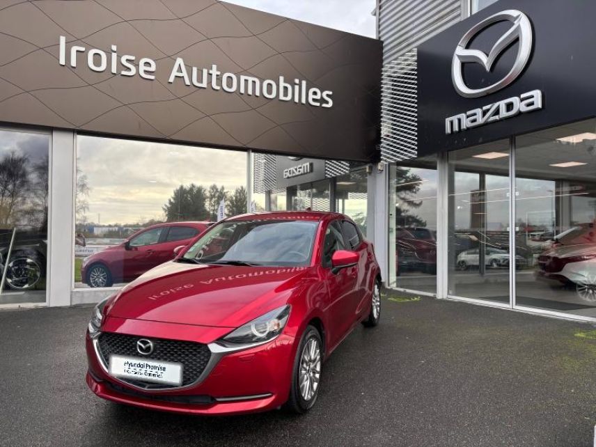 29000 : Hyundai Quimper - Iroise Automobiles - MAZDA Mazda 2 - Mazda 2 - Soul Red Crystal Métallisé - Traction - Essence/Micro-Hybride