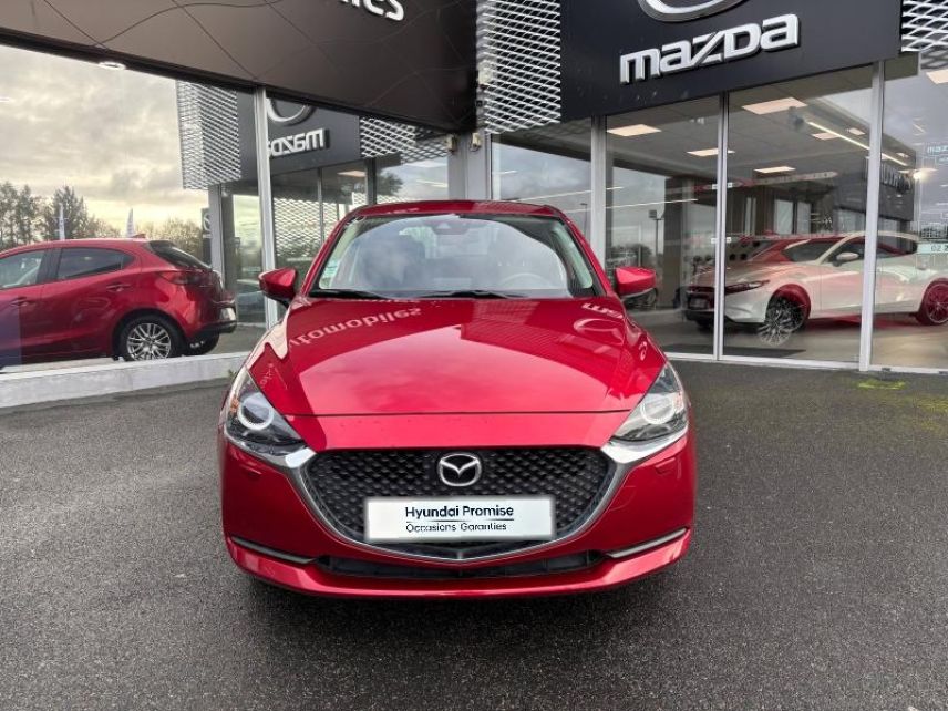 29000 : Hyundai Quimper - Iroise Automobiles - MAZDA Mazda 2 - Mazda 2 - Soul Red Crystal Métallisé - Traction - Essence/Micro-Hybride