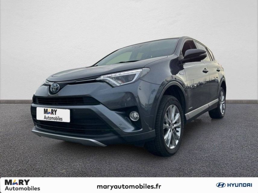 80330 : Hyundai Amiens - Mary Automobiles - TOYOTA RAV4 HYBRIDE 2018 Dynamic Edition - RAV4 IV - GRIS FONCE - Automate à fonct. Continu - Essence / Courant électrique