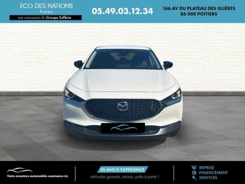 86000 : Hyundai Poitiers - Eco des Nations - MAZDA CX-30 - CX-30 - Snowflake White Pearl Mica - Traction - Essence/Micro-Hybride