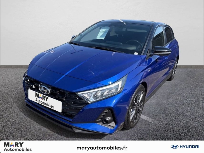 76000 : Hyundai Rouen - JFC by Mary Automobiles - HYUNDAI i20 N Line - i20 III - INTENSE BLUE/PHANTOM BLACK - Automate sequentiel - Essence sans plomb