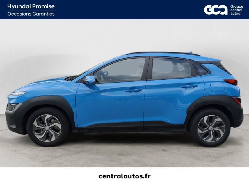 38200 : Hyundai Vienne - Groupe Central Autos - HYUNDAI KONA HYBRID Initia - KONA - Bleu - Automate sequentiel - Essence / Courant électrique