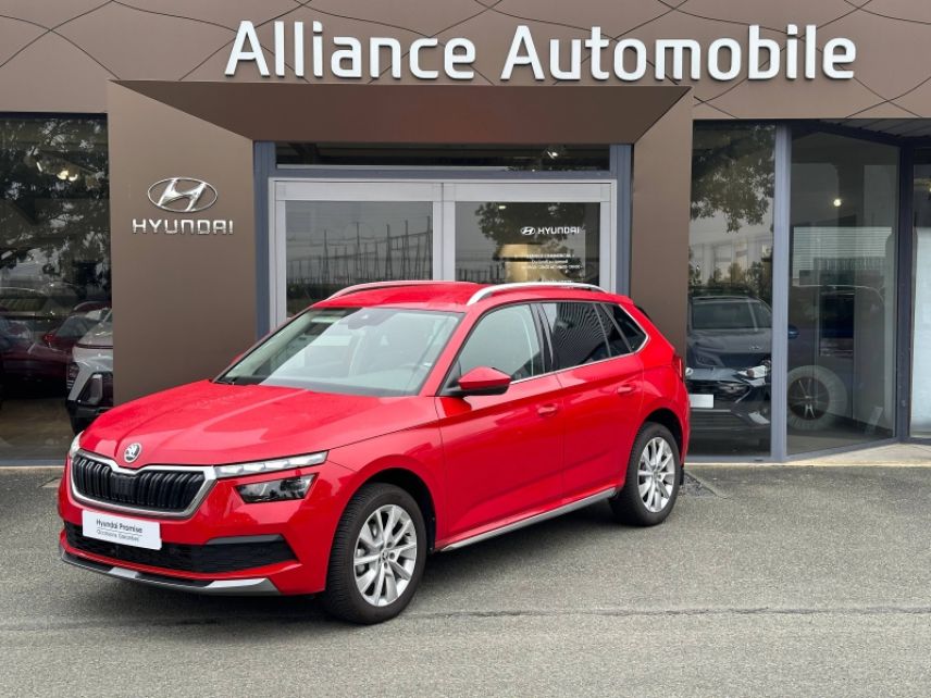 28600 : Hyundai Chartres - Alliance Automobile - SKODA Kamiq - Kamiq - Rouge Velvet métallisé premium - Traction - Essence