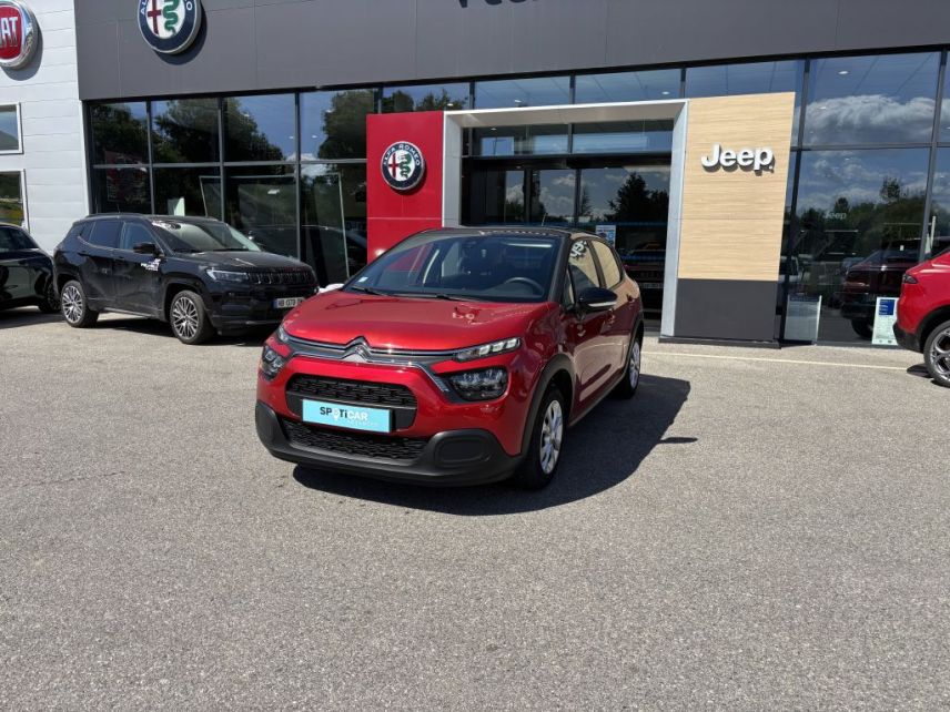 04100 : Hyundai Manosque - Pedinielli - CITROEN C3 Feel - C3 III - Rouge - Boîte manuelle - Diesel
