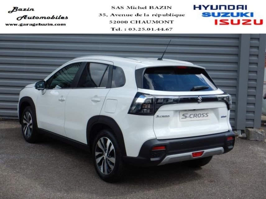 52000 : Hyundai Chaumont - Garage Michel Bazin - SUZUKI S-Cross - S-Cross - Blanc - Traction - Essence/Micro-Hybride