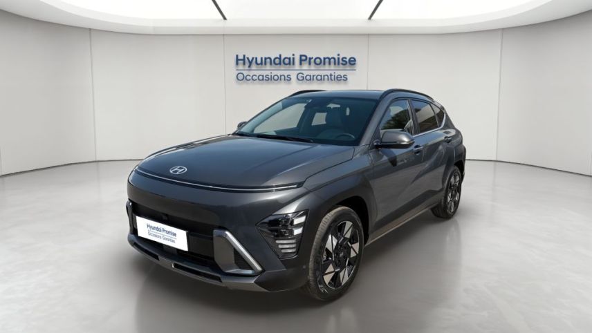 33110 : Hyundai Bordeaux Nord Le Bouscat - Sipa Automobiles - HYUNDAI KONA Executive - KONA II - Gris - Automate sequentiel - Essence / Courant électrique