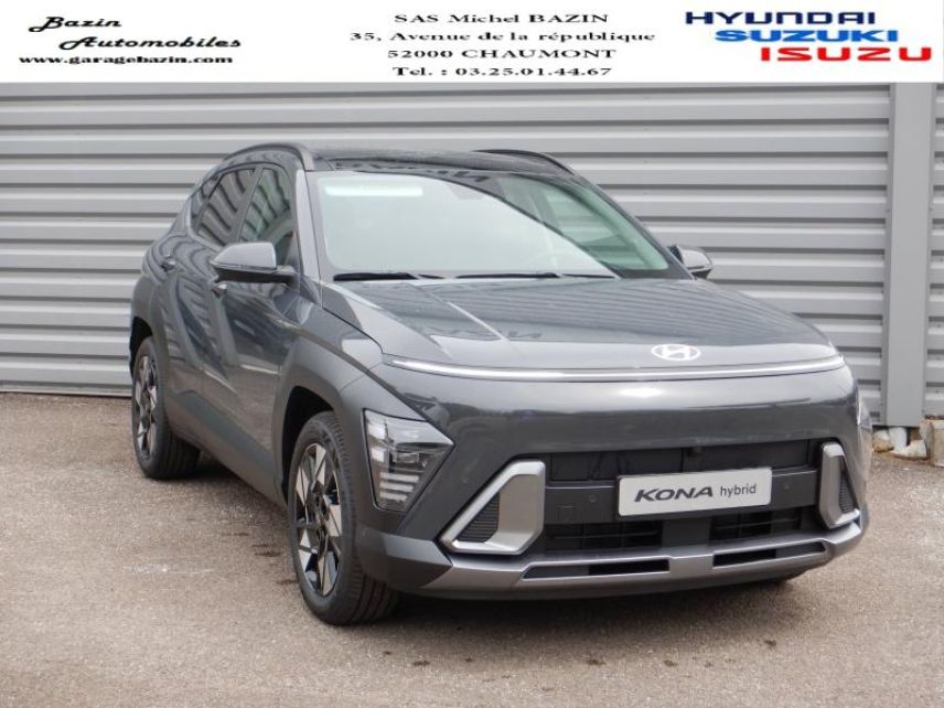 52000 : Hyundai Chaumont - Garage Michel Bazin - HYUNDAI Kona - Kona - Cyber Gray métallisé - Traction - Hybride : Essence/Electrique