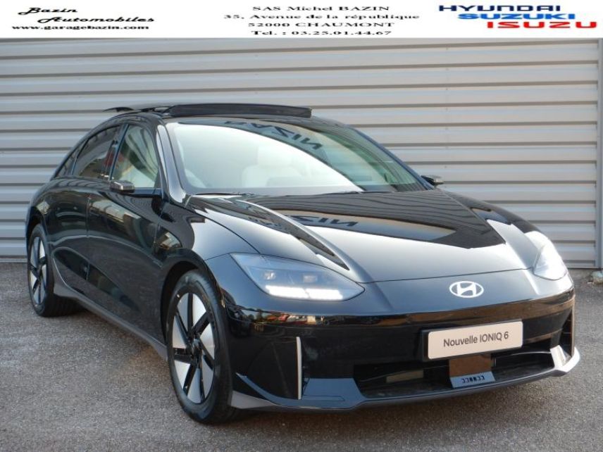 52000 : Hyundai Chaumont - Garage Michel Bazin - HYUNDAI Ioniq 6 - Ioniq 6 - Abyss Black métal - Propulsion - Electrique