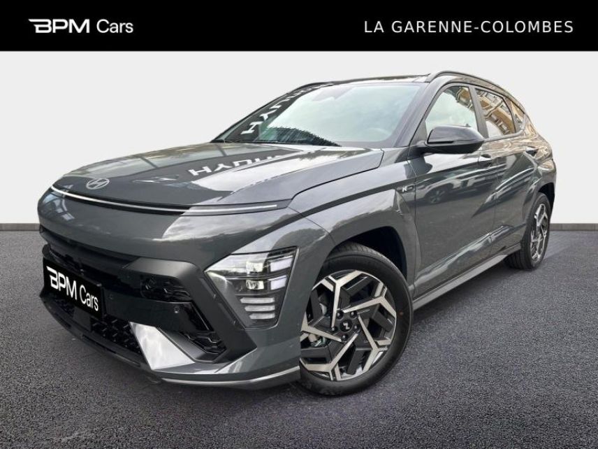92250 : Hyundai La Garenne-Colombes - BPM Cars - HYUNDAI Kona - Kona - Ecotronic Gray prl mtl/Toit/rétros Black - Traction - Hybride : Essence/Electrique