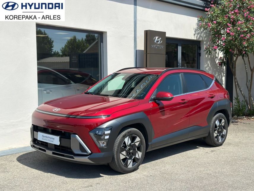 13200 : HYUNDAI Arles - Lexa Automobile - HYUNDAI KONA Creative - KONA II - Rouge - Automate sequentiel - Essence / Courant électrique