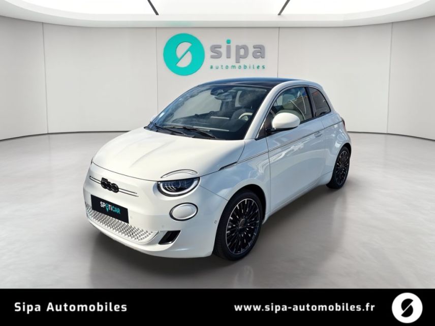 33140 : Hyundai - Sipa Automobiles – Bordeaux Sud - Villenave d’Ornon - FIAT 500e BERLINE Nouvelle 500 - 500 III ELECTRIQUE - Blanc - Automate à fonct. Continu - Courant électrique