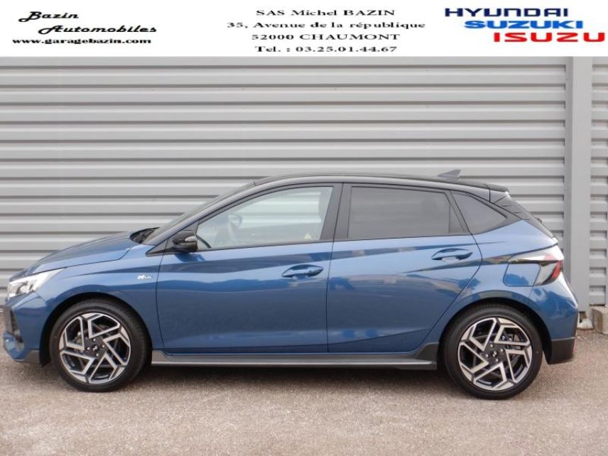 52000 : Hyundai Chaumont - Garage Michel Bazin - HYUNDAI i20 - i20 - Vibrant Blue Métal/Toit+rétros Black - Traction - Essence