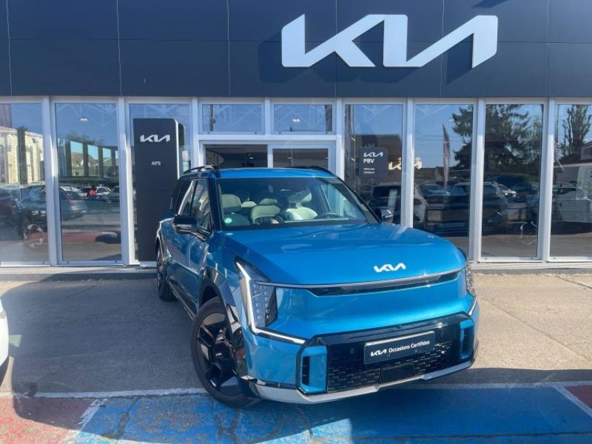 89100 : Hyundai Sens - APS - KIA EV9 - EV9 - Bleu Océan Glossy métallisé - Transmission intégrale - Electrique