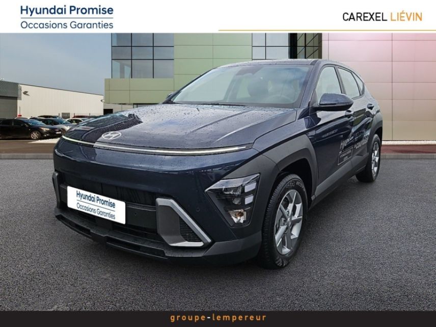 62800 : Hyundai Lens - Groupe Lempereur - HYUNDAI Kona - Kona - Denim Blue perlé métallisé - Traction - Hybride : Essence/Electrique