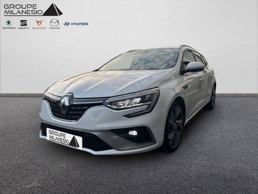 13730 : Hyundai Marignane - Cap Milanesio - RENAULT MEGANE IV ESTATE R.S. Line - MEGANE IV - Blanc lune - Boîte automatique - Essence / Courant électrique