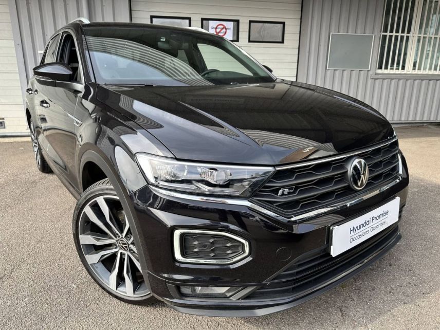21300 : Hyundai Dijon - Privilège Automobiles - VOLKSWAGEN T-ROC R-Line - T-ROC - NOIR - Automate sequentiel - Essence sans plomb