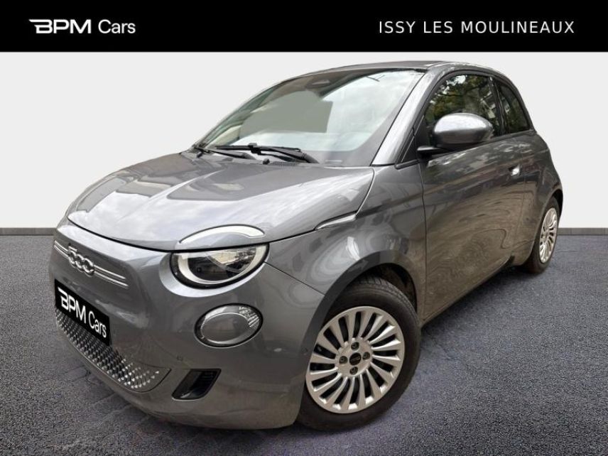 92130 : Hyundai ISSY-LES-MOULINEAUX - BPM Cars - FIAT 500 - 500 - Mineral Grey métal - Traction - Electrique
