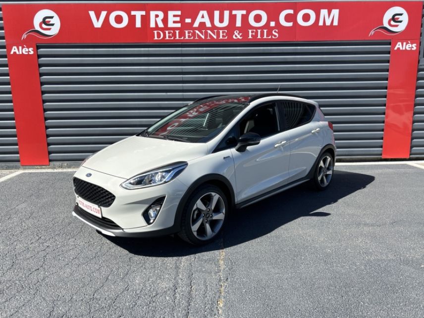 30100 : Hyundai Alès - Auto Hall - FORD FIESTA ACTIVE Active - FIESTA VII - Blanc - Boîte manuelle - Essence sans plomb