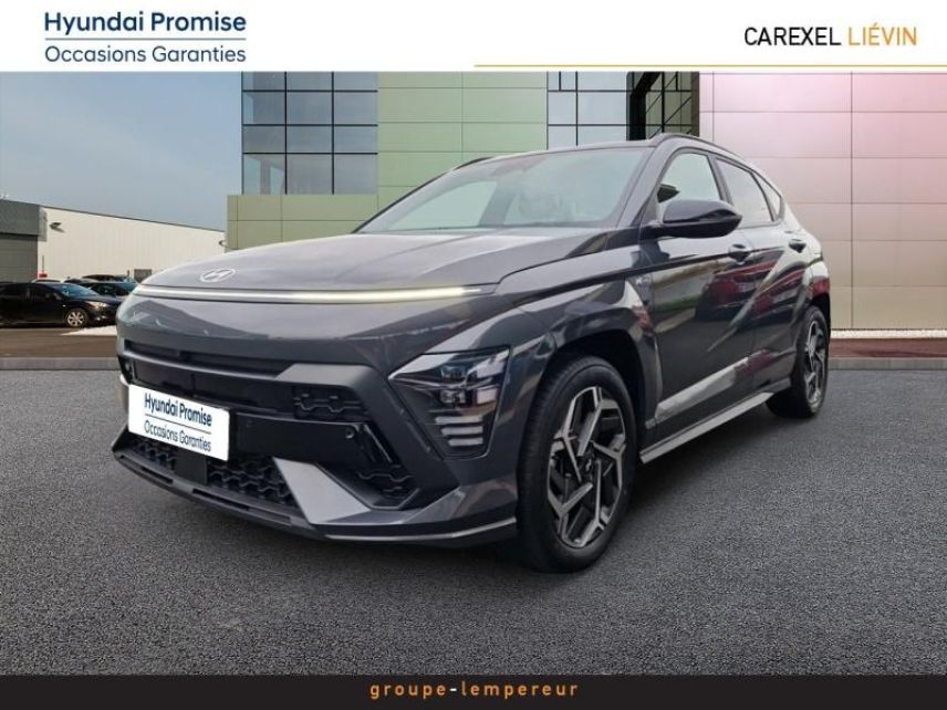 62800 : Hyundai Lens - Groupe Lempereur - HYUNDAI Kona - Kona - Ecotronic Gray perlé métallisé - Traction - Hybride : Essence/Electrique