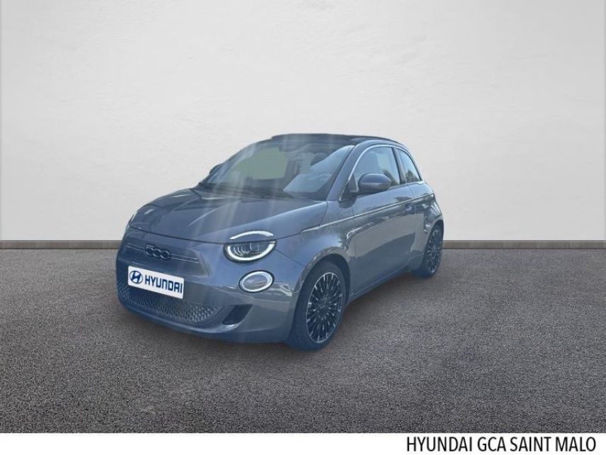 35400 : Hyundai Saint-Malo - GCA - FIAT 500 - 500 - Grise - Traction - Electrique