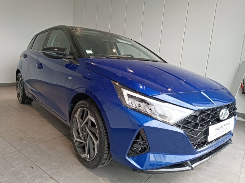 59640 : Hyundai Dunkerque - Europ&#039;Auto - HYUNDAI i20 - i20 - Intense Blue Métal/Toit/rétro Black - Traction - Essence/Micro-Hybride