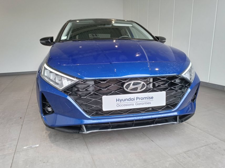 59640 : Hyundai Dunkerque - Europ&#039;Auto - HYUNDAI i20 - i20 - Intense Blue Métal/Toit/rétro Black - Traction - Essence/Micro-Hybride