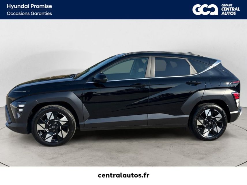 69340 : Hyundai Lyon Ouest - Groupe Central Autos - HYUNDAI KONA Creative - KONA II - Noir - Automate sequentiel - Essence / Courant électrique