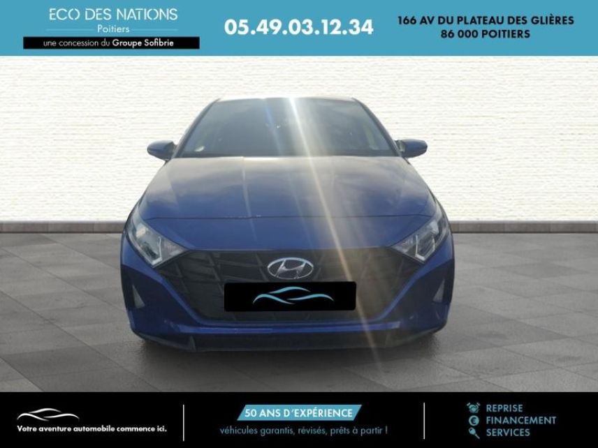 86000 : Hyundai Poitiers - Eco des Nations - HYUNDAI i20 - i20 - Bleu - Traction - Essence