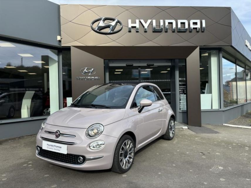 50300 : Hyundai Avranches - GCA - FIAT 500 - 500 - Coloris Pastel Powder Pink - Traction - Essence/Micro-Hybride